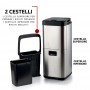 Ariete 2001 Ecowe, Pattumiera Intellig, Essiccatore e riduttore di rifiuti organici  Antio Coperc a press Carboni Silver