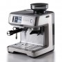 Ariete 1312, Macchina da Caffè, Digitale, Macinacaffè Integrato, Polvere e Cialde ESE 15 Bar 1/2 Tazze Cappuccino, 1600W, Silver