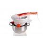 Ariete 261 Passì Passaverdure Elettrico 3 dischi  Inox adattabile a qualsiasi recipiente 25 W Bianco e arancio