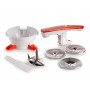 Ariete 261 Passì Passaverdure Elettrico 3 dischi  Inox adattabile a qualsiasi recipiente 25 W Bianco e arancio