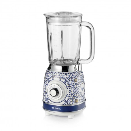 Ariete 583 Frullatore Capri con tazza in vetro da 1,5 Litri, 4 Lame in  Inox, 4 Velocità + Pulse,1000 W