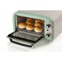 Ariete 3919 Forno Elettrico Vintage, 800W, Capacità 10L, Doppio vetro, Retrò, Verde