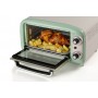Ariete 3919 Forno Elettrico Vintage, 800W, Capacità 10L, Doppio vetro, Retrò, Verde
