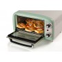 Ariete 3919 Forno Elettrico Vintage, 800W, Capacità 10L, Doppio vetro, Retrò, Verde