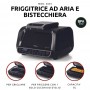 Ariete 4635 Air Fryer Grill Friggitrice ad aria e Griglia Bistecchiera,1700W 8L Friggi e Griglia, 8progr di cottura, Timer, Nero