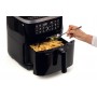 Ariete 4636 Friggitrice ad aria con funzione vapore+ Grill, essiccazione, 1700W 10 prog Cestello trasparente Luce interna Nero