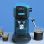 Ariete 1399 Macchina da caffè espresso Sky Blue polvere e cialde ESE 11L, 15 bar Filtro 1 2 tazze e cialda ESE Cappuccino Blu