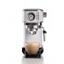 Ariete 1381 Macchina da caffè con manometro caffè in polvere e cialde ESE 11L 15 bar Filtro ½ tazze Cappuccino Bianco