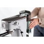 Ariete 1381 Macchina da caffè con manometro caffè in polvere e cialde ESE 11L 15 bar Filtro ½ tazze Cappuccino Bianco