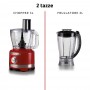 Ariete 1782 Gourmet Pro Moderna Robot da cucina Tritatutto 3L Frullatore 2L 2 v + Pulse spremiagrumi Rosso