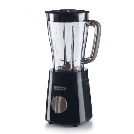 Ariete 576 Frullatore Breakfast, Frullatore 500W, 4 lame inox, 2 v + Pulse, 1,5L, antiscivolo, Coperchio, Dark  Sahara Grey