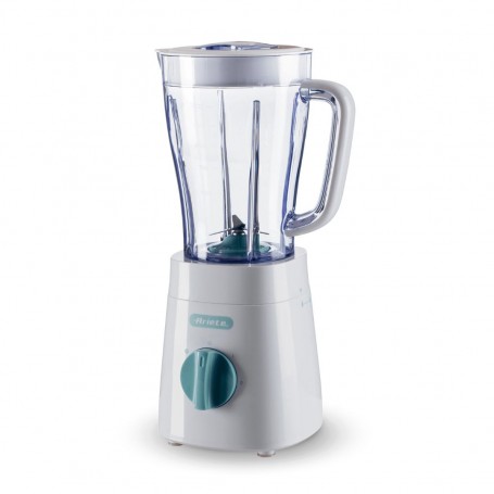 Ariete 576 Frullatore Breakfast, Frullatore, 500W, 4 lame inox, 2 vel + Funzione Pulse, Capacità 1,5 L, White  Aegean Teal