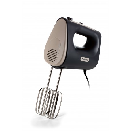 Ariete 1545 Sbattitore Breakfast, 450W, 5 velocità, Funzione turbo, 2 fruste, Dark  Sahara Grey