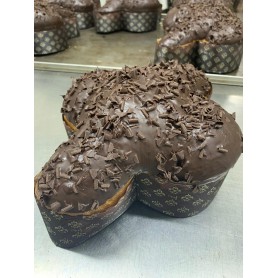 COLOMBA ARTIGIANALE SICILIANA GLASSATA CON CREMA DI CIOCCOLATA KG 1